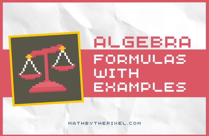 algebra formulas with examples