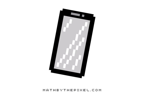 cell phone pixel art
